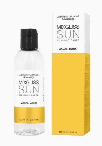 Лубрикант на силиконовой основе MixGliss SUN MONOI (100 мл) с ароматом масла Монои SO1352 - онлайн-сексшоп Сквитер