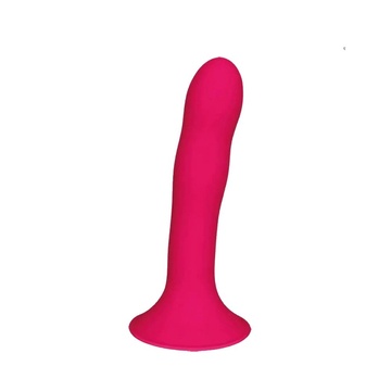 Ділдо з присоскою Adrien Lastic Hitsens 4 Pink, відмінно для страпона, діаметр 3,7 см, довжина 17,8 AD24041 фото