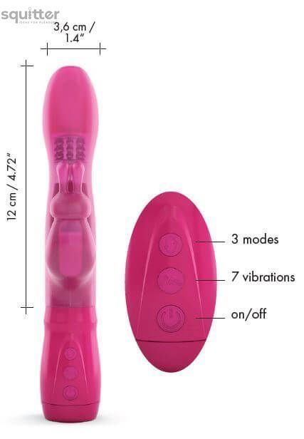 Вибратор Dorcel Furious Rabbit с вращением и возвратно-поступательными движениями головки, вибрация MD1571 - онлайн-сексшоп Сквитер