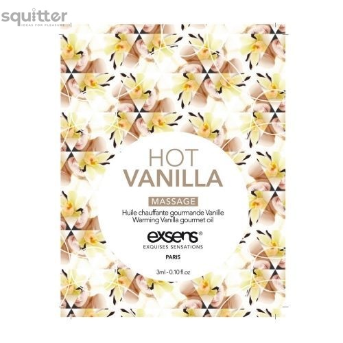 Пробник масажної олії EXSENS Hot Vanilla 3мл SO2373 фото