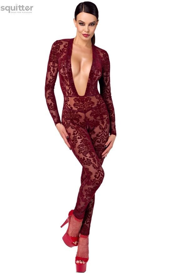 Бодістокінг Noir Handmade F382 Kink Royal Catsuit M SX4149 - онлайн-сексшоп Сквітер