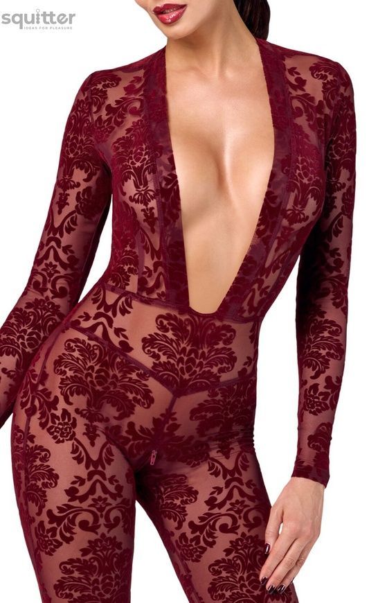 Бодістокінг Noir Handmade F382 Kink Royal Catsuit M SX4149 - онлайн-сексшоп Сквітер