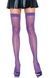 Неонові панчохи-сітка Leg Avenue Nylon Fishnet Thigh Highs Neon Purple, one size SO7968,1 - інтернет-магазин інтимних товарів Squitter