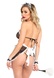 Leg Avenue Roleplay Seductive French Maid OS White/Black SO7899 фото 2