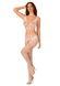 Сітчастий бодістокінг з імітацією топа та шортів Obsessive Bodystocking G330 S/M/L, white, з доступо SO7695,5 - інтернет-магазин інтимних товарів Squitter