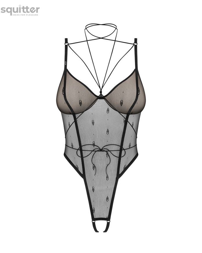 Боді Obsessive Anniverse Special crotchless teddy L/XL SX5037 - онлайн-сексшоп Сквітер