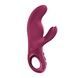 Вібратор-кролик Fun Factory MISS BI Wine Red, 2 незалежні мотори, діаметр 4,2 см SX4244,1 - інтернет-магазин інтимних товарів Squitter