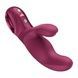 Вібратор-кролик Fun Factory MISS BI Wine Red, 2 незалежні мотори, діаметр 4,2 см SX4244,5 - інтернет-магазин інтимних товарів Squitter