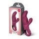 Вібратор-кролик Fun Factory MISS BI Wine Red, 2 незалежні мотори, діаметр 4,2 см SX4244,9 - інтернет-магазин інтимних товарів Squitter