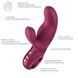 Вібратор-кролик Fun Factory MISS BI Wine Red, 2 незалежні мотори, діаметр 4,2 см SX4244,8 - інтернет-магазин інтимних товарів Squitter