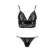 Комплект ASUNA SET black XXL/XXXL PassionSO4130,3 - интернет-магазин интимных товаров Squitter