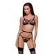 Стрінги зі стреп Passion Exclusive MEGGY THONG S/M, black PS27711,1 - інтернет-магазин інтимних товарів Squitter