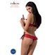 Комплект білизни Passion Exclusive CHERRY SET OpenBra L/XL, red, відкритий ліф, трусики-спідничка PS25507,2 - інтернет-магазин інтимних товарів Squitter