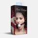 Кляп силіконовий Feral Feelings Silicon Ball Gag Black/White, чорний ремінець, біла кулька SX3979,3 - інтернет-магазин інтимних товарів Squitter