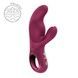 Вібратор-кролик Fun Factory MISS BI Wine Red, 2 незалежні мотори, діаметр 4,2 см SX4244,2 - інтернет-магазин інтимних товарів Squitter