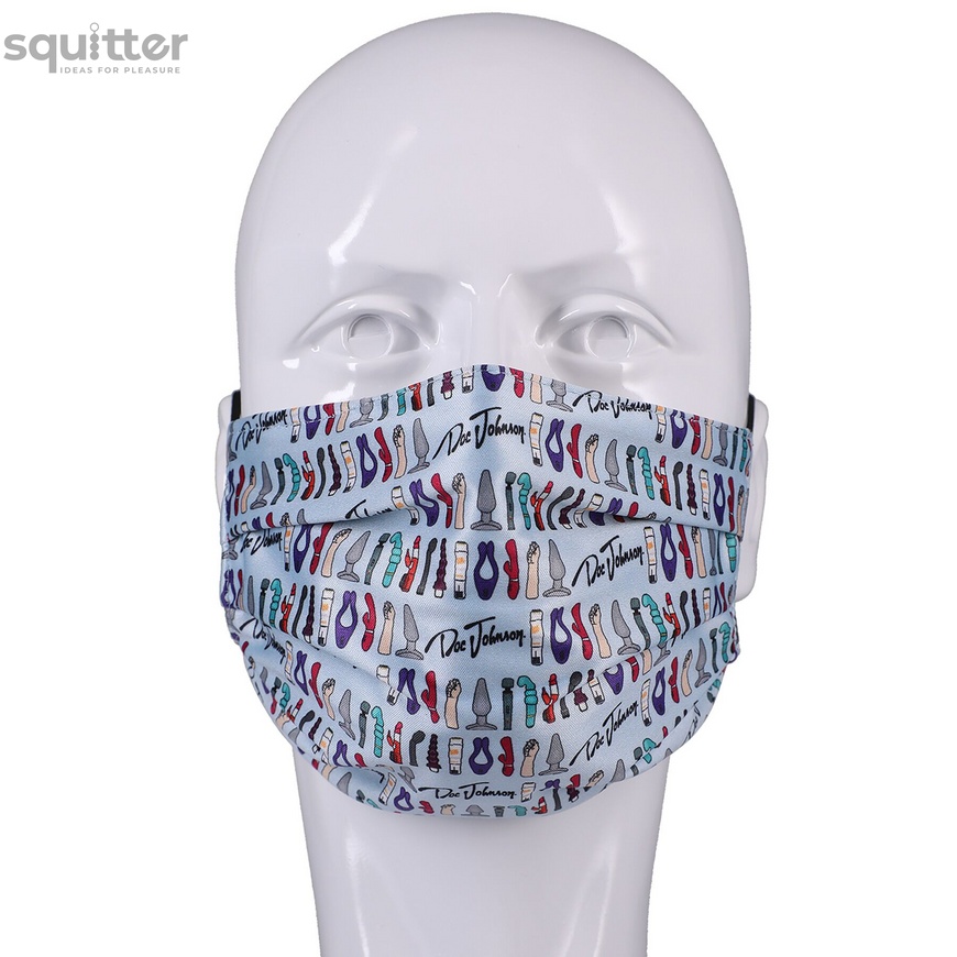 Гігієнічна маска Doc Johnson DJ Reversible and Adjustable face mask SO6071 фото