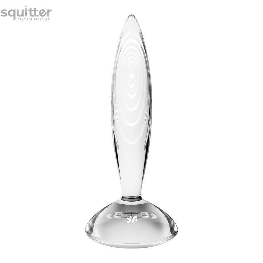 Скляна анальна пробка Satisfyer Sparkling Crystal, дуже міцна, термостійка SO8788 - онлайн-сексшоп Сквітер