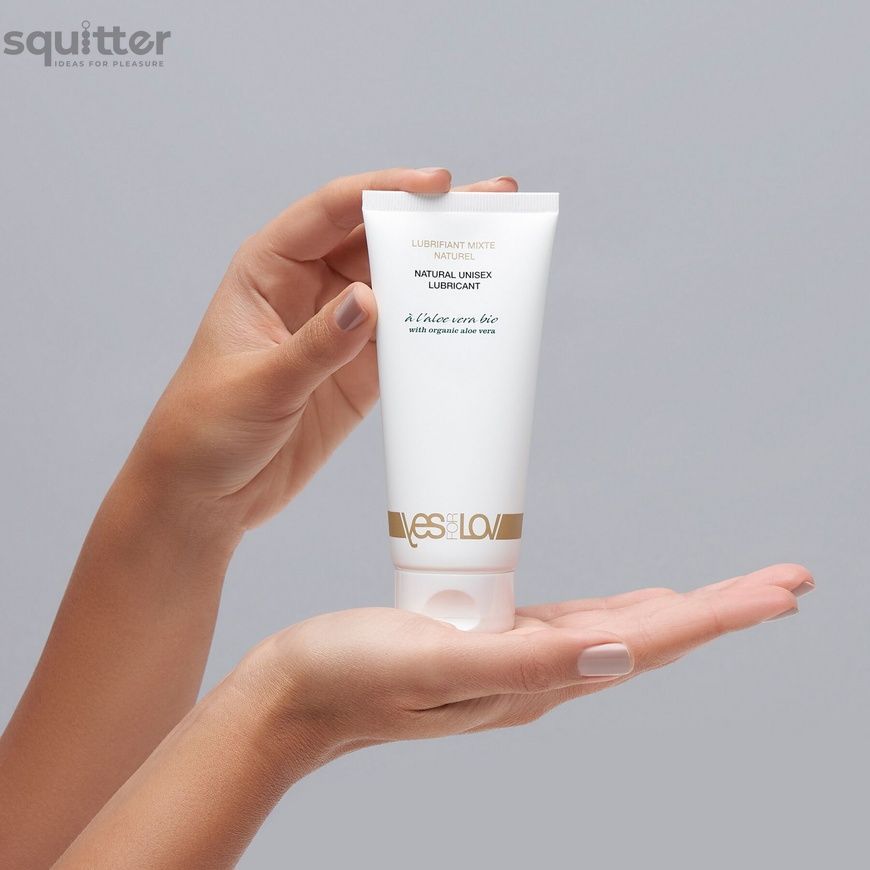Змазка на водній основі YESforLOV NATURAL UNISEX LUBRICANT 100 мл, з алое вера, натуральний склад SX4526 - онлайн-сексшоп Сквітер