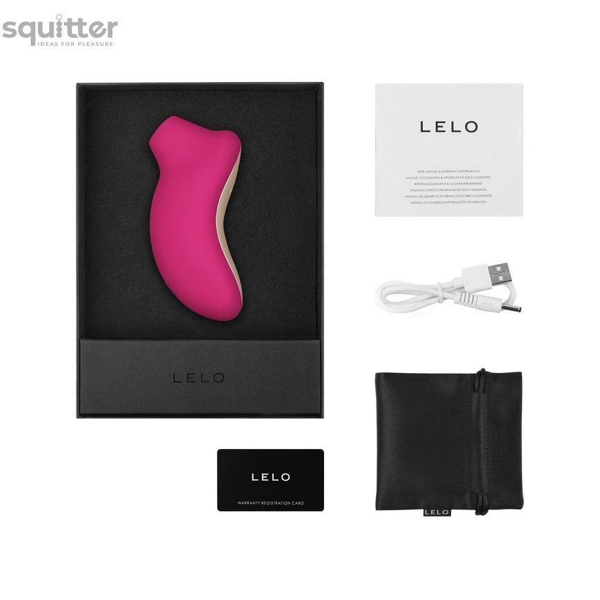 Звуковий стимулятор LELO SONA 2 Cruise Cerise SO8104 - онлайн-сексшоп Сквітер