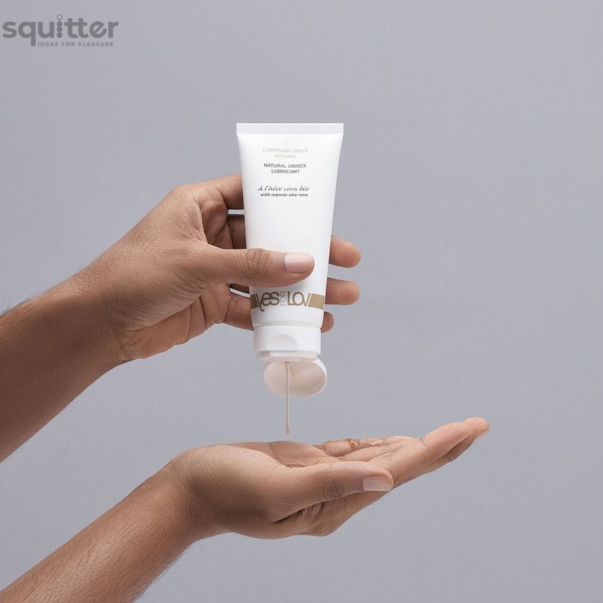 Змазка на водній основі YESforLOV NATURAL UNISEX LUBRICANT 100 мл, з алое вера, натуральний склад SX4526 - онлайн-сексшоп Сквітер