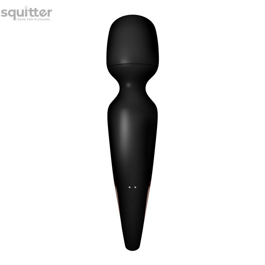 Вібромасажер Satisfyer Wand-erland (Black/Rosegold) SX2698 - онлайн-сексшоп Сквітер