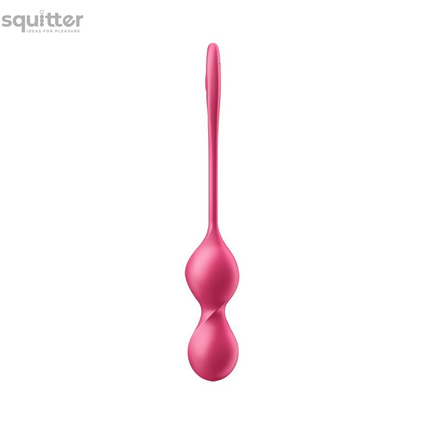 Вагінальні кульки з вібрацією Satisfyer Love Birds 2 Connect App Red SX0571 фото