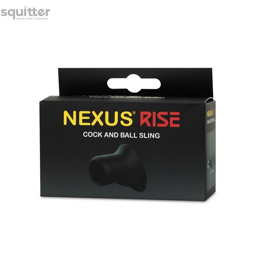 Ерекційне кільце Nexus Rise Cock and Ball Sling, для члена та яєчок, дуже широке SX1342 - онлайн-сексшоп Сквітер