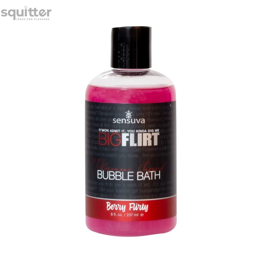 Пена для ванны Sensuva — Big Flirt Pheromone Bubble Bath — Berry Flirty (237 мл) SO7846 фото