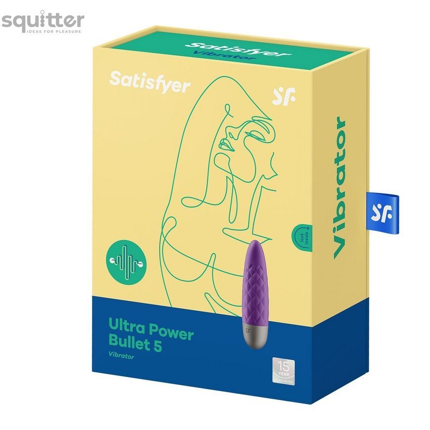 Мінівібратор Satisfyer Ultra Power Bullet 5 Violet SO5432 - онлайн-сексшоп Сквітер